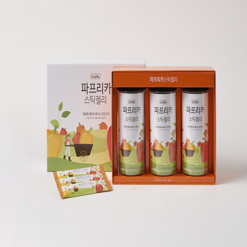 (주)팜코바이오,파프리카스틱젤리 600g (20g x 30개)